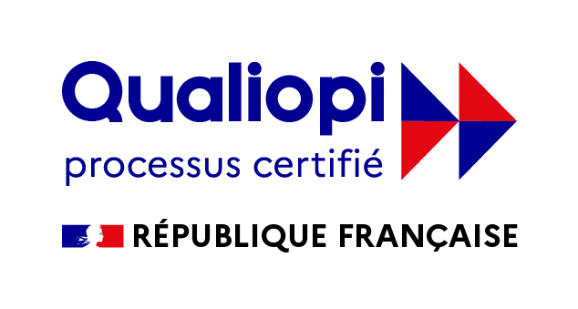 Logo Qualiopi Processus certifié avec République Française